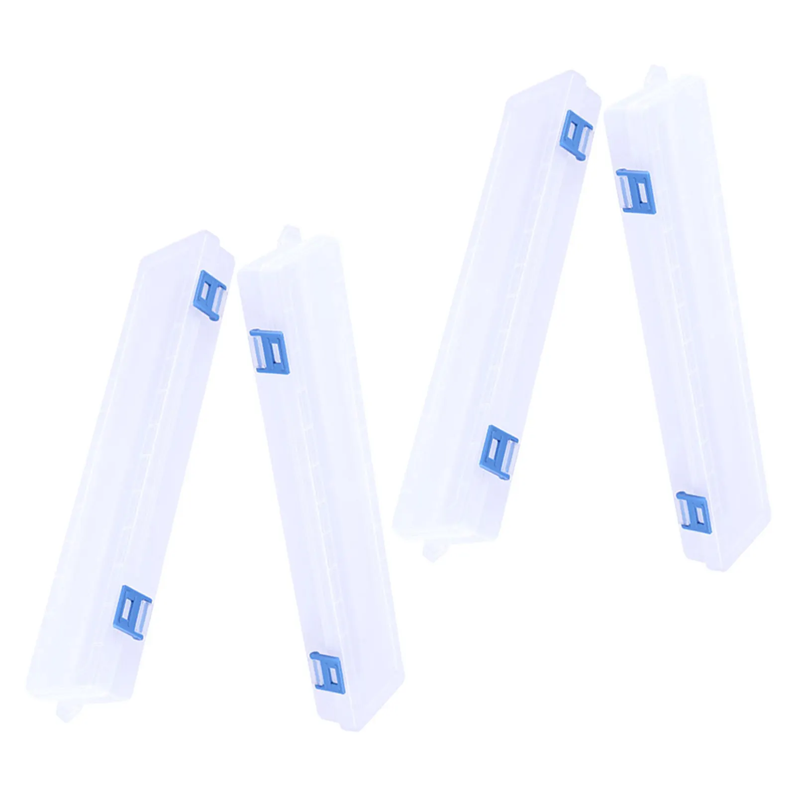 4pcs-oil-painting-brush-boxes-portable-clear-storage-holder-small-lightweight-buckle-design-painting-pen-case-for-students-art