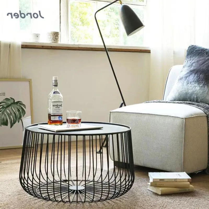 Minimalist Decoration Coffee Table Cheap Aesthetic Modern Designer Writing Safe Side Table Vintage Mesas Bajas Trendy Furniture