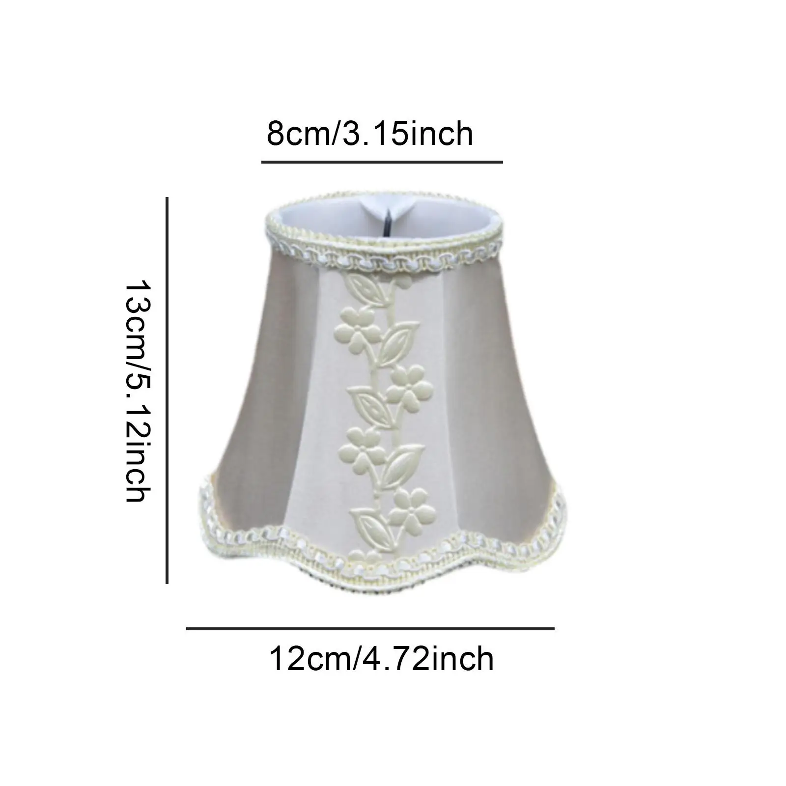 Cloth Fabric Chandelier Lamp Shade for Candle Bulbs Lighting Droplight Cover
