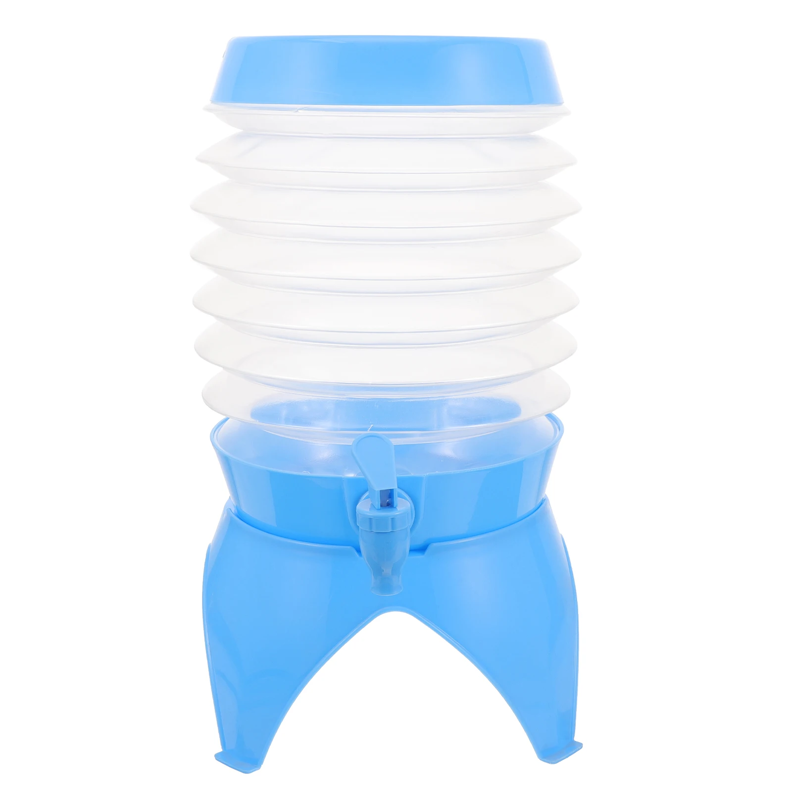 

5L Collapsible Water Storage Tank Blue Premium Material Tear Wear Resistant No Peculiar Smell Non Polluting Waterproof Leakproof