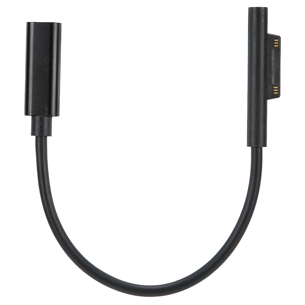 15V PC Fast Charging Cable Fast Charging Black TypeC Female Cable 65W PD Charge Cable for for Microsoft Surface Pro 3/4/5/6