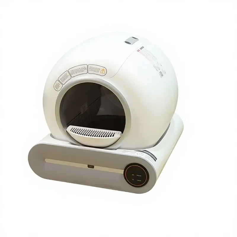 Smart Automatic Cat Litter Box Self Cleaning Electric Toilet with Ventilation System Large Size ABS Plastic Pet Supplies for