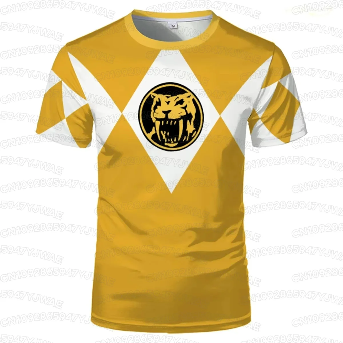 Sommer Mehrfarbiges Ranger Power Ranger T-Shirt Outdoor Fitness Training Top Erwachsenen Kampfsport Kinder Kurzarm T-Shirt – Detail 6