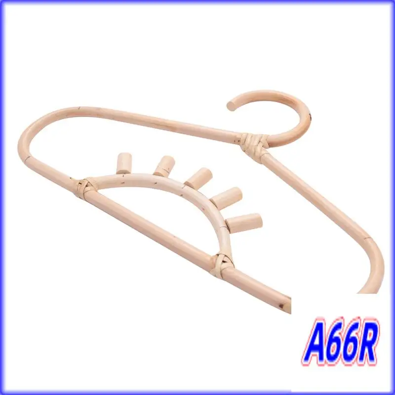 

RR-Rattan Clothes Hanger Kids Garments Organizer Rack Children Hanger Kids Room Decoration Hanger For Clothes