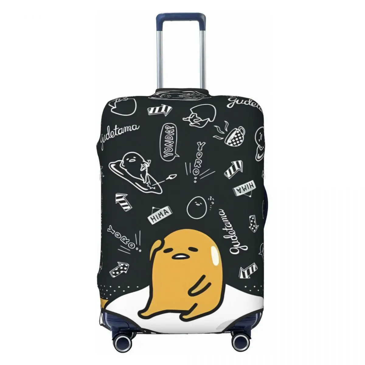 

Gudetama The Lazy Egg Suitcase Cover Travel Protector Vacation Practical Luggage Supplies