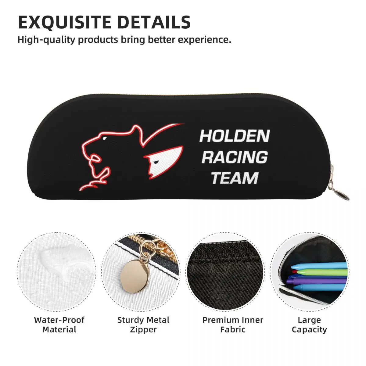 شعار هولدن (3) مقلمة حامل أقلام تخزين لوازم القرطاسية سعة كبيرة صندوق القلم حقيبة أقلام رصاص لهدايا الطلاب