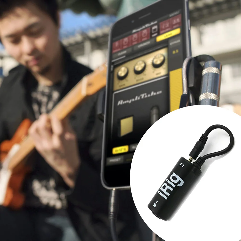1 pc IRIG Guitar Interface Converter 3.5mm Audio Cable With Low Background Noise, High Fidelity Frosted Anti Scratch Feature view 6