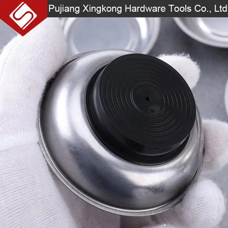 Magnetic Parts Bowl Parts Holder Stainless Steel Dish Parts Tray Screw Bowl Portable Magnetic Bolt Holder Tray Magnet Parts