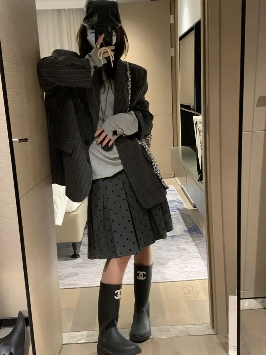 Blazer Mujer Women'S Coat Snap-Button Drapey Friendly Geometrical Jacquard Fitted Mini Sexy Casual-Chic Edgy Designer Cut