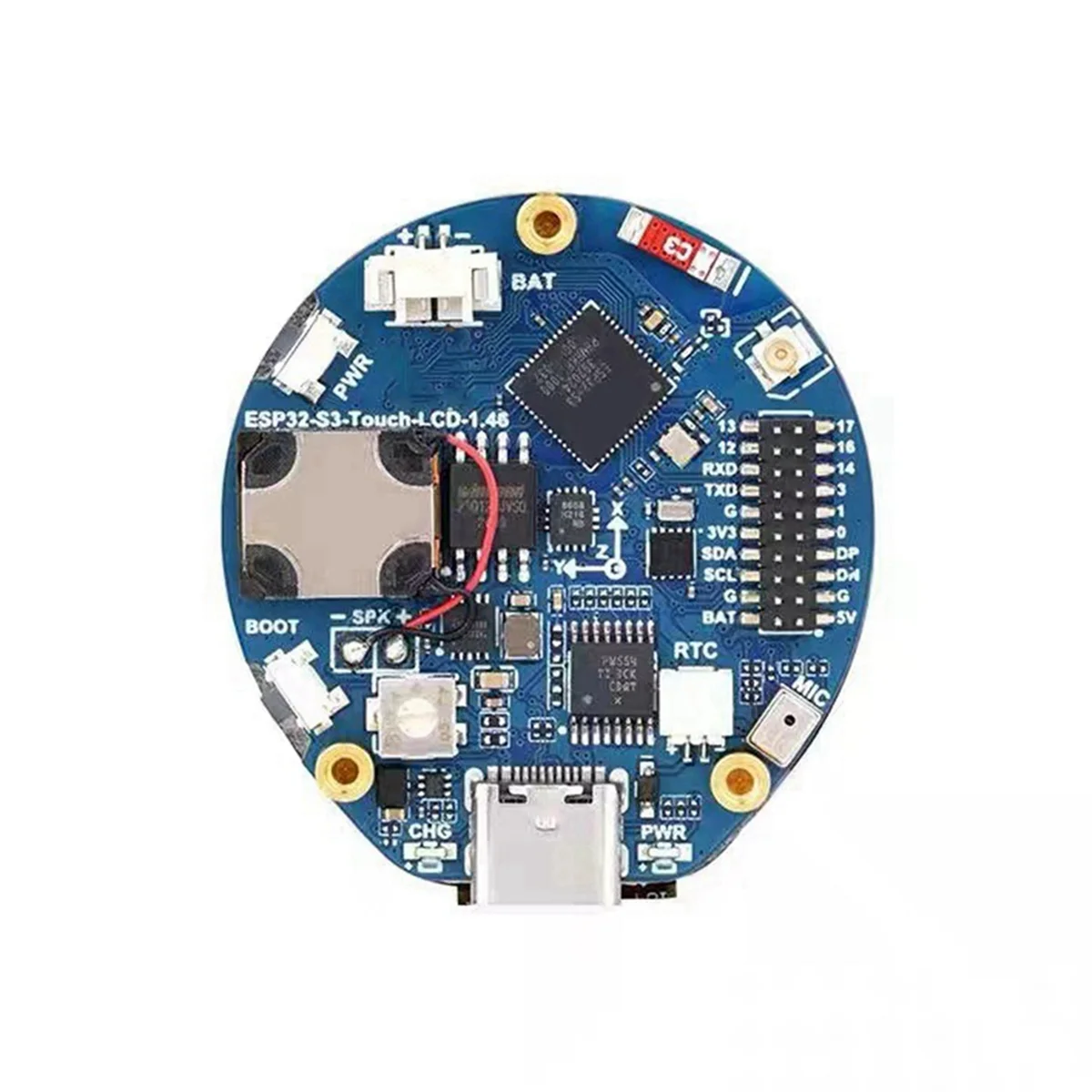 NEW ESP32-S3 Round 1.46-Inch Colour Capacitive Touch Display Development Wireless WIFI Bluetooth Up to 240MHzay with Cover