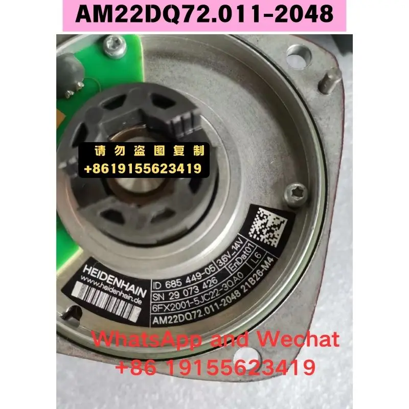 Used OEM disassembled parts AM22DQ72.011-2048 6FX2001-5JC22-3QA0 encoder Functional test OK Quick delivery