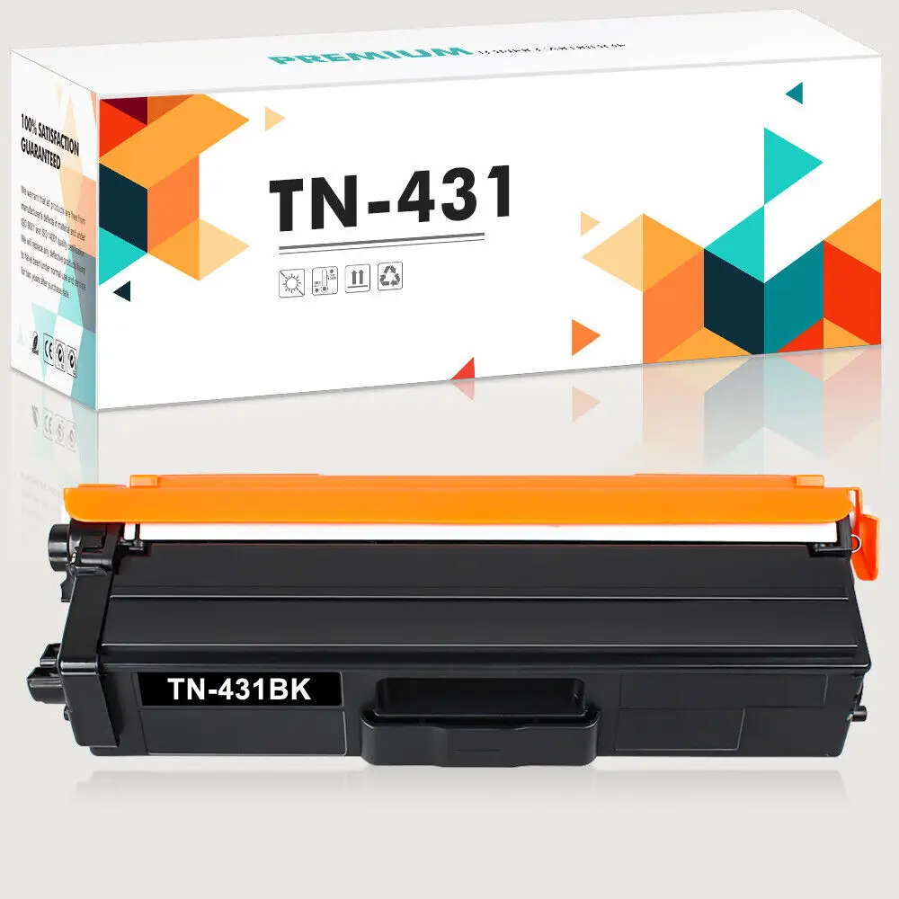 Toner 1PK TN431 TN433, Compatible avec Brother HL-L8260CDW L8360CDW MFC-L8610CDW