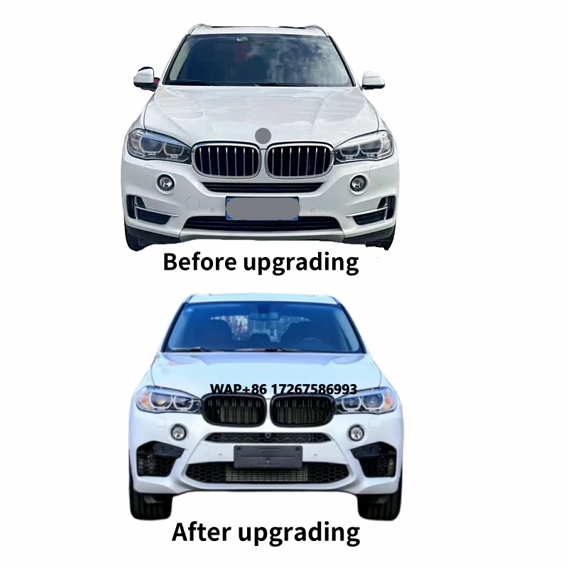 

2017-2019 for X5 M Sport F85 Front Bumper Kit Durable Plastic Upgrade from F15 New for X5 F85 Front Bumper