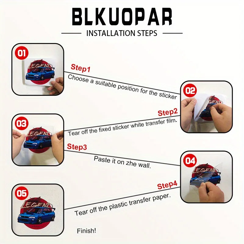 قطعة واحدة من ملصقات مشروبات الطاقة على شكل أنمي كرتوني من الساتان بلمسة نهائية من Rock Star - شارات لاصقة ذات استخدام واحد