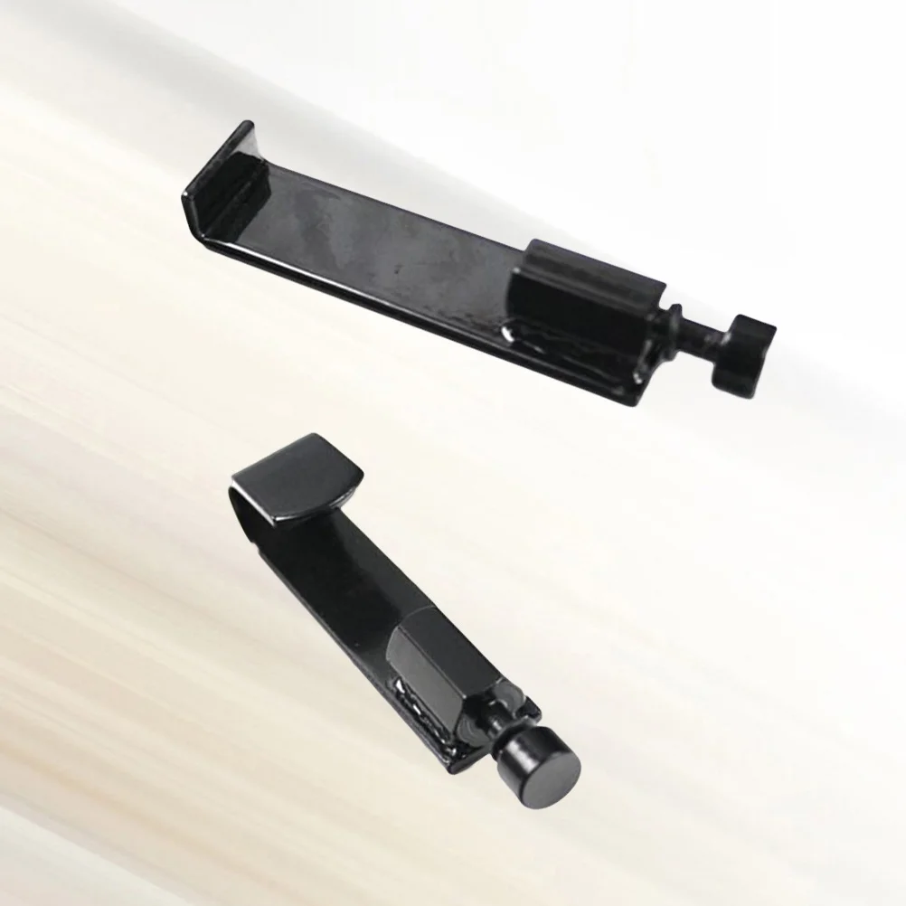 

1Pair Universal Tool -Shaped Hook for Body Panel Skirt Door Paintless Damage Removal Black