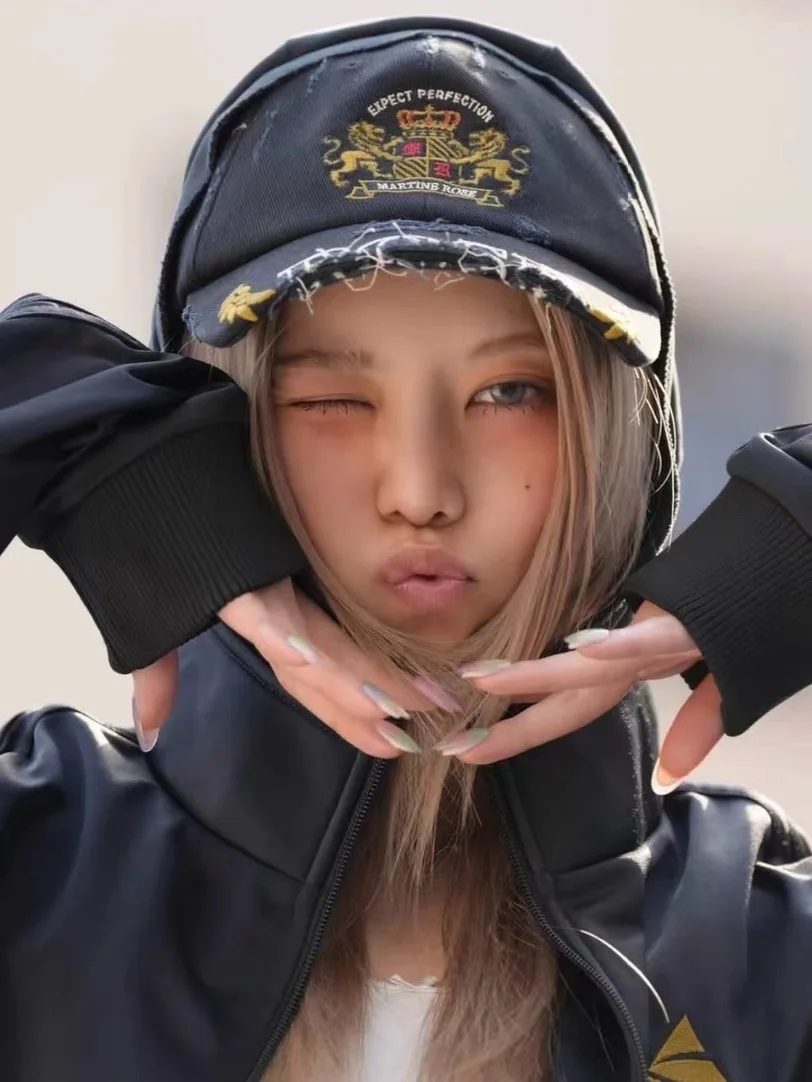 martine-rose-cut-peak-cap-baseball-hat-embroidered-cuff-duckbill-cap-cotton-spring-season-unisex-round-top-cap