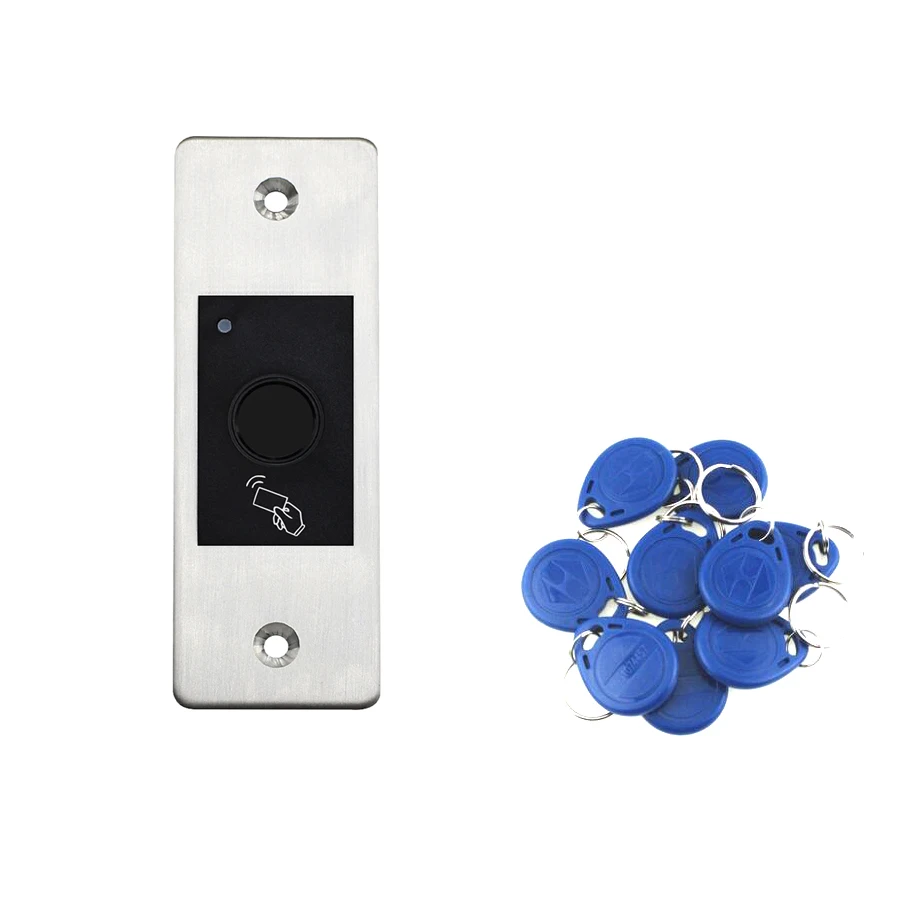 Wall Mounted Embedded 125KHz RFID Proximity Fingerprint Access Control Reader Biometric Door Lock controller