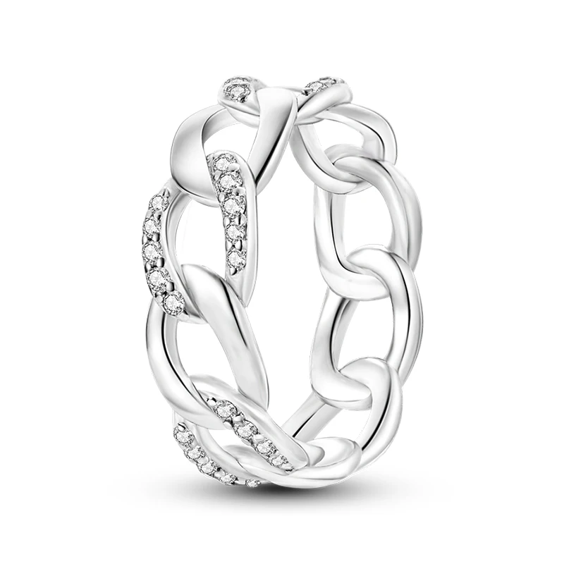 Women's Silver Plated Hollow Evil Eye Ring