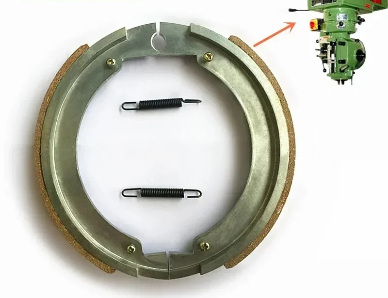 

Принадлежности для фрезерных станков: вертикальные жесткие тормозные колодки для головки станка.