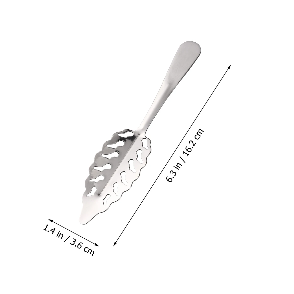 

Stainless Steel Absinthe Spoon Cube Sugar Colander Long Handle Filter Ladle Ice Strainer Bar Strainer Slotted Spoon Rustproof