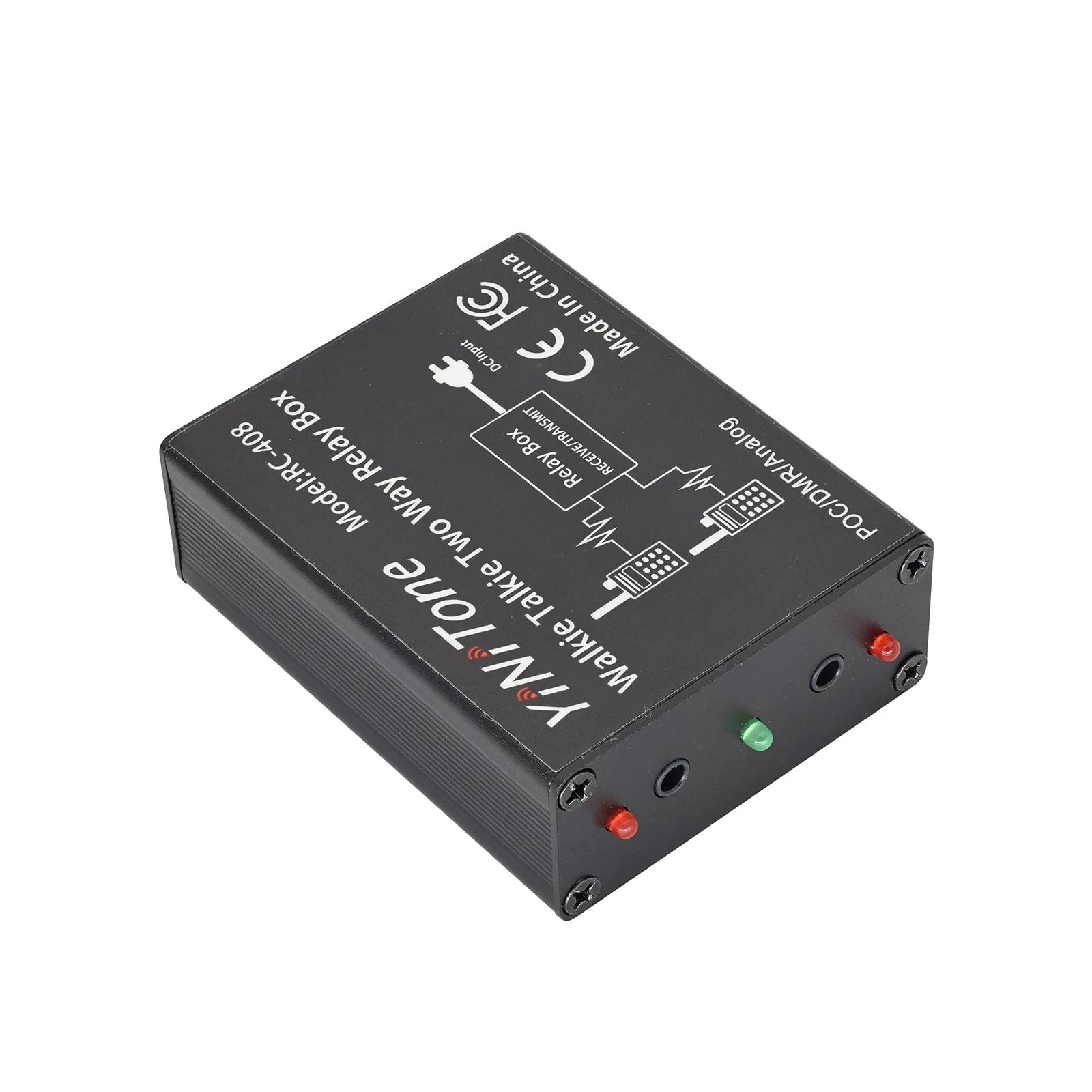 

Yinitone RC-408 Relay Box Two-Way Radio Relay | K Port for Baofeng UV-5R, BF-888S, Kenwood, TYT