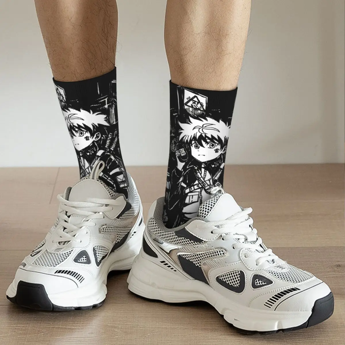 Anime Kilua Hunter X Hunter Socks uomo donna calzini Casual Crazy primavera estate autunno inverno calze a tubo centrale regali