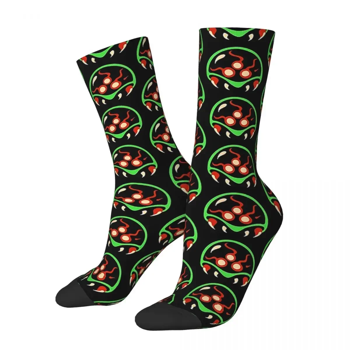 Metroid-Calcetines de Vector Harajuku absorbentes de sudor, medias largas para todas las estaciones, accesorios para regalos Unisex