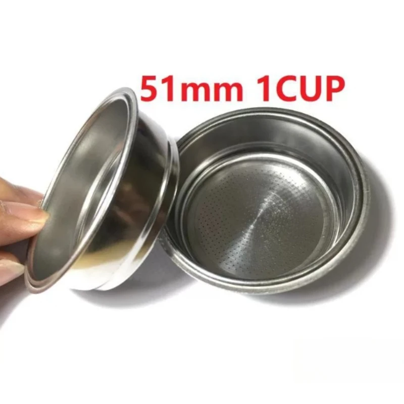 For Bottomless Coffee Handle Funnel 51mm Dongling Baicui Little Bear Italian Coffee Machine High-pressure Filter Accessories