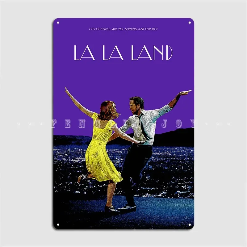 La La Land Poster Metal Plaque Club Party Funny Home Garage Decoration Tin Sign Poster