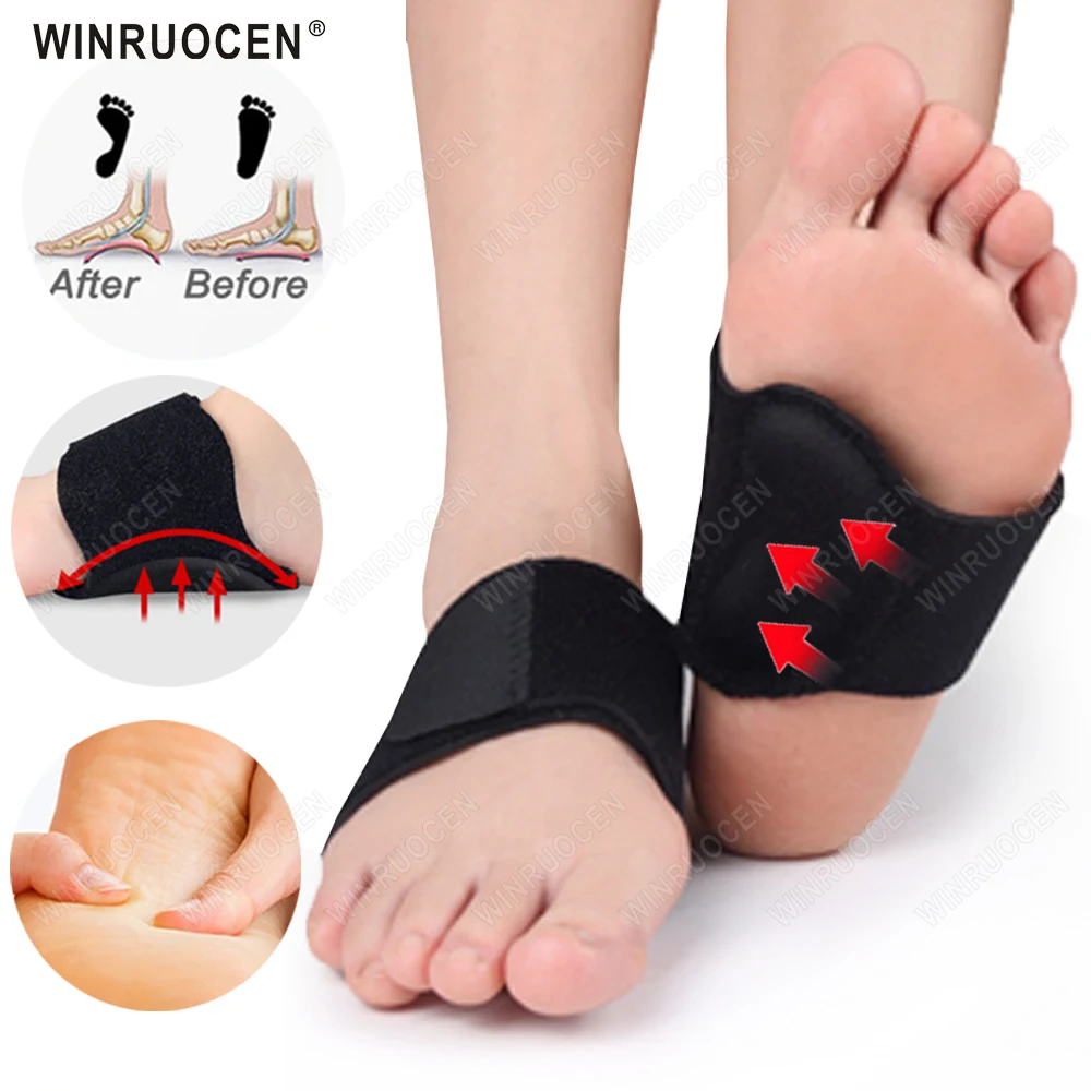 Silicone Flat Feet Arch Support Sleeves Plantar Fasciitis Orthopedic Insoles Health Feet Protect Care Socks Cushions Pads