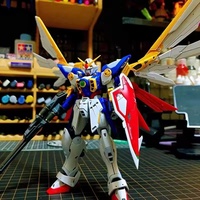 Hg 1/144 EW Wing XXXG-01W Zero Type Hairless Prototype Assemble The Model Action Figures Desktop Collectible Decoration Toy Gift