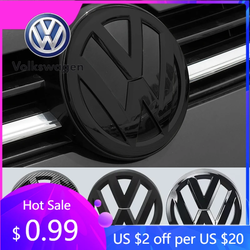 

Спойлеры с крыльями, 2 шт., значок передней решетки автомобиля, сменная эмблема, наклейки с логотипом автомобиля для Volkswagen VW Golf 5 MK5 GTI 129 мм X 113 мм