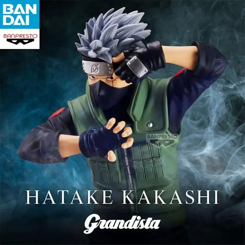 

In Stock Original Bandai Banpresto Original New and Unopened Naruto Grandista Hatake Kakashi Standing Posture Ornament Abou23Cm