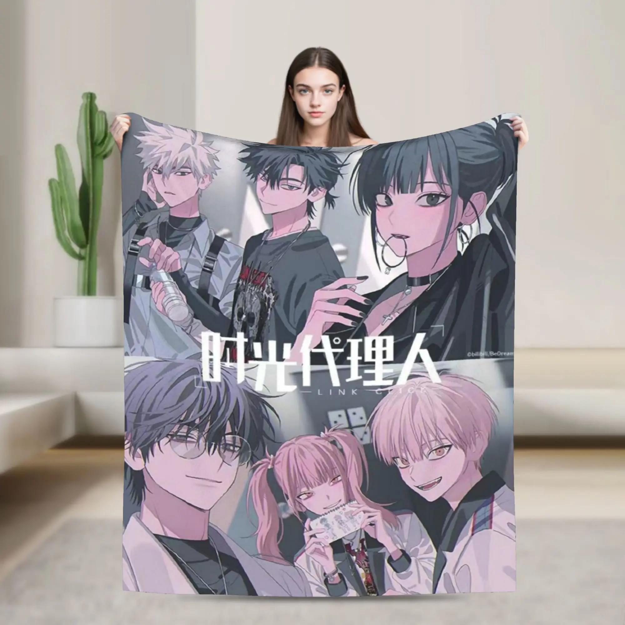 Link Click Anime Merch Blanket Ultra Soft  Throw Blankets for Living Room 50x60 Inches Multi-size Throws And Blankets