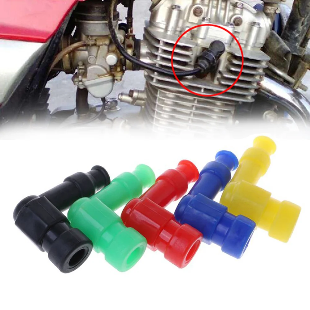 High Quality Spark Plug Spark Plug Cap Spark Plugs For 50cc 110cc 125cc High Performance Multi-color Motorbike