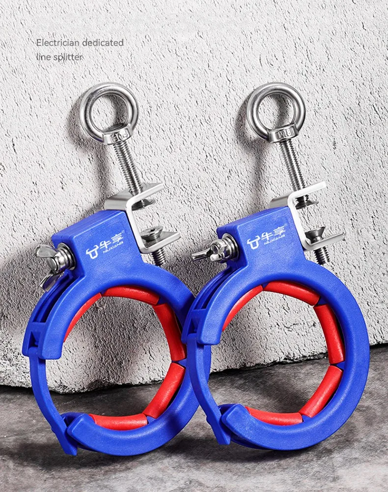 Cable Tray Roller Pulley Wire Guide Threading Tool Bottom Hung Mount Time Saving Wiring Aid Fixation Construction Auxiliary Tool