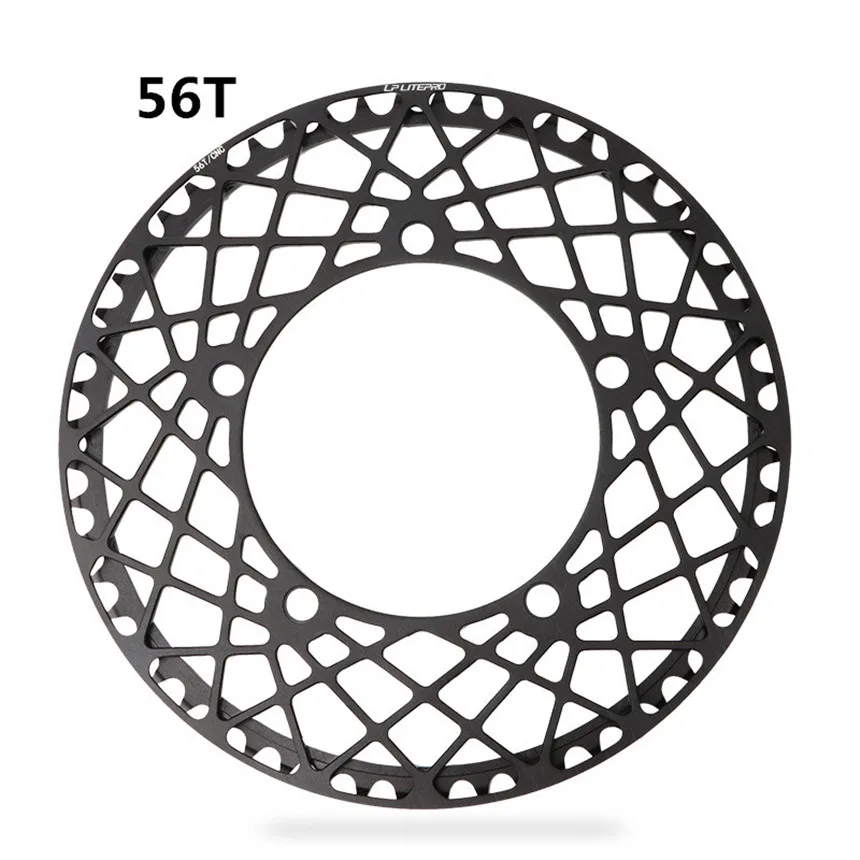 Klappbares Fahrrad 53 56 58T Spider Einzelkettenblatt BMX Rennrad BCD 130MM Aluminiumlegierung Kettenrad – Detail 11