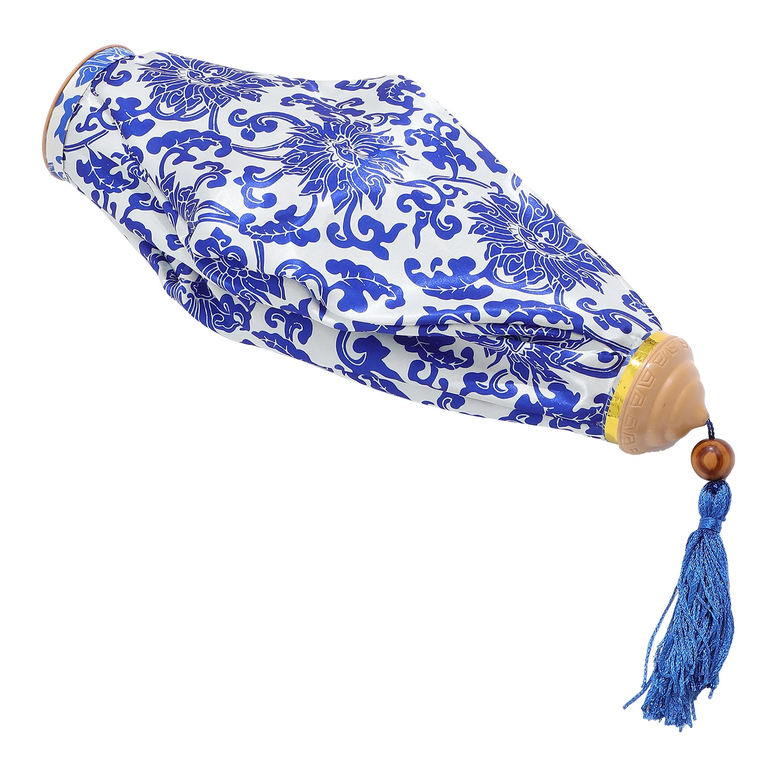 

Chic Blue and White Porcelain Lantern Chinese Style Decorative Hanging Light for Indoor Outdoor Festive Ambiance