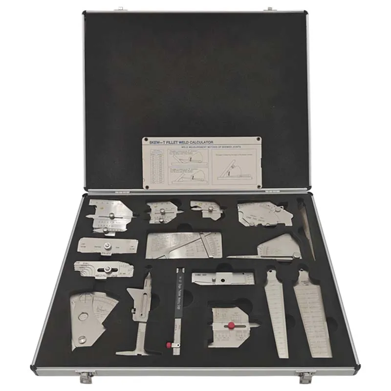 JTF-16 welding gauge inspection set， for measure weld sizes, leg lengths, and throat thicknesses，Welding Tool Kits