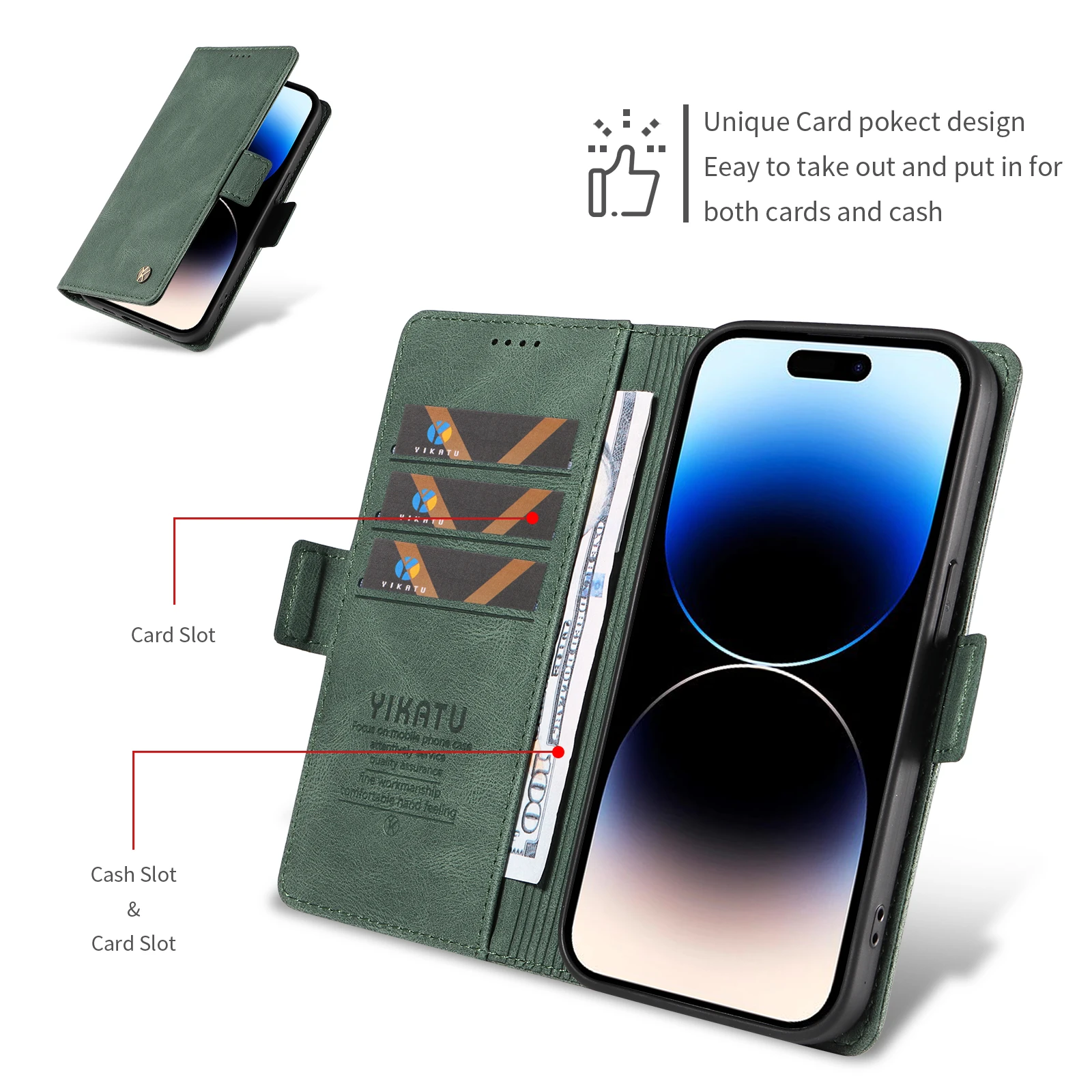 Modne etui portfelowe do Samsung Galaxy A34 A35 A36 A37 A40 A41 A50 A50S A51 A52 A52S A53 A54 A55 A56 A57 A70 A71 A72 A73 A81 A91 — zdjęcie produktu 5