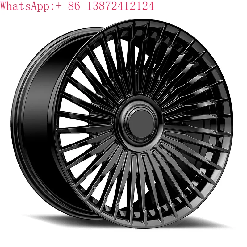 High Quality Forged Rims 18 19 20 21 22 23 24 26 Inch 5x112 5x120 6x139.7 Black Aluminum Alloy Car Wheels for Cadillac Escalade