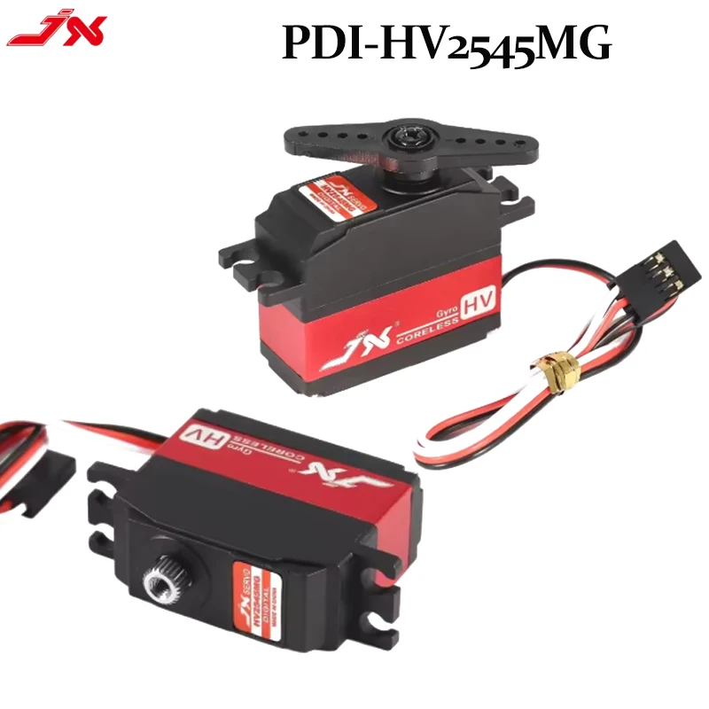 JX PDI-HV2545MG 4.5KG Coreless Gyro TailDigital Servo Motor 120 Degree Metal Gear for 450 500 Helicopter Fixed Wing RC Car