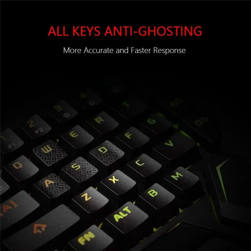 AEF6-One-Handed Mechanical Gaming Keyboard RGB Backlit Portable Mini Gaming Keypad Game Controller For PC Gamer