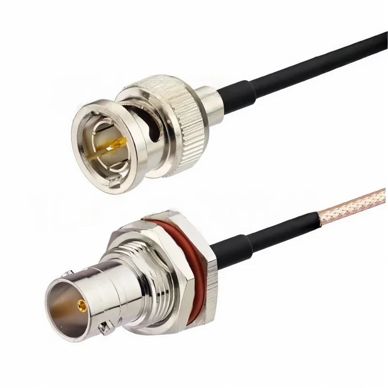 75 ohm BNC Connector RF coaxial extension cable BNC male to Female SDI line BNC-JKY oscilloscope wall jumper RG179 test cable