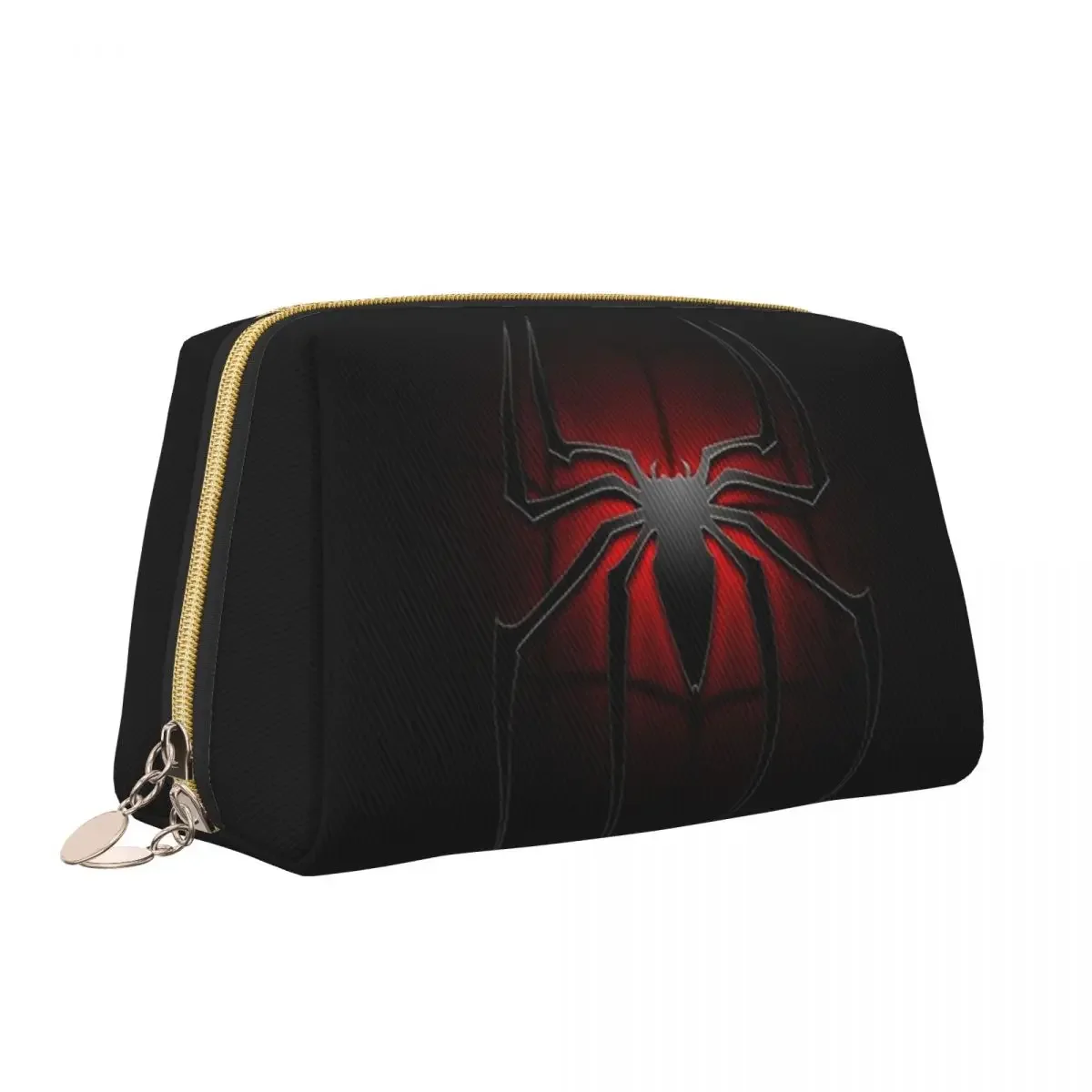 Classic Red Spider Web Makeup Bag for Women Travel Cosmetic Organizer Cute Halloween Storage Toiletry Bags