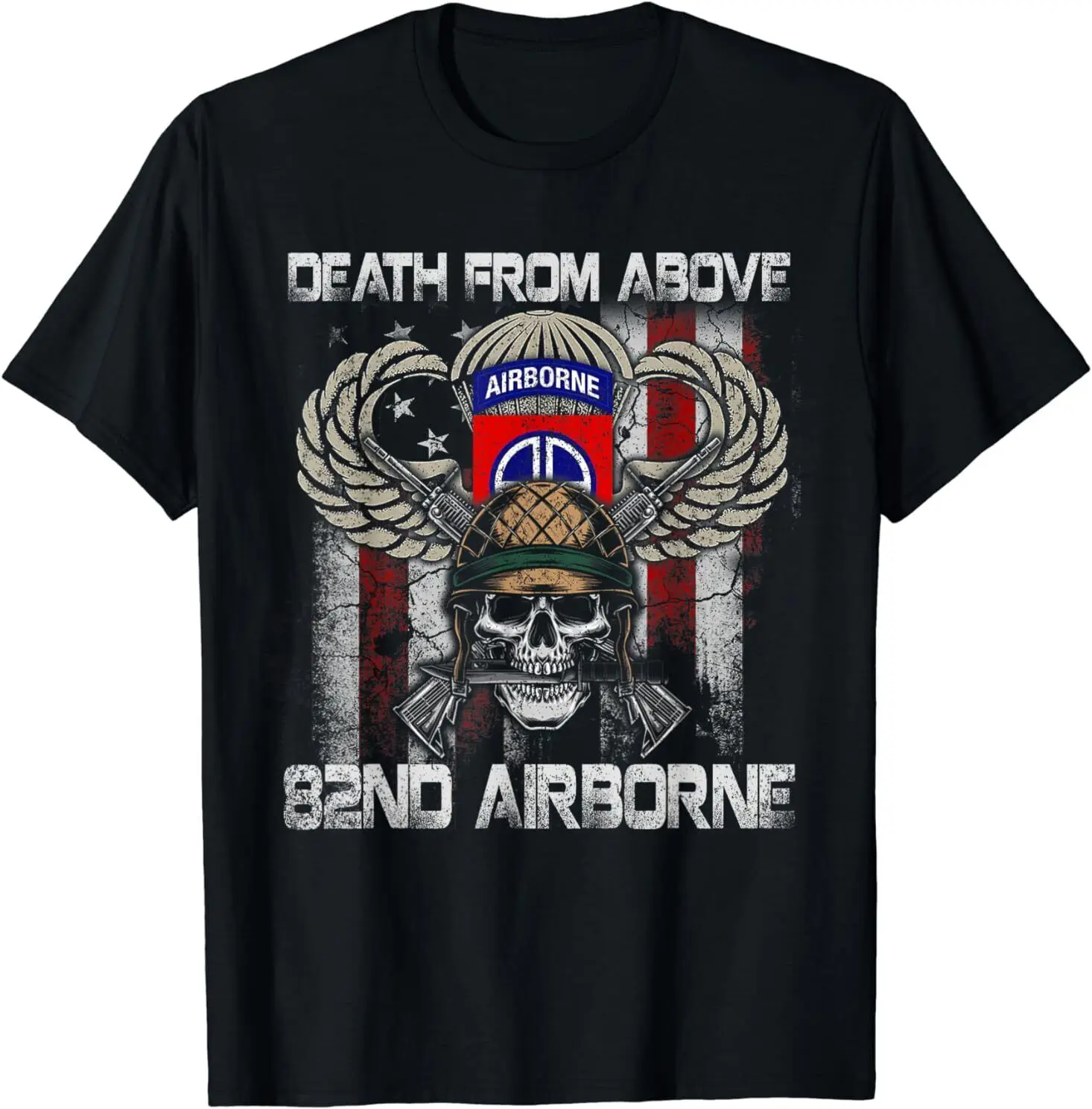 

NEW LIMITED Above 82nd Airborne Division Veteran Premium Best Gift T-Shirt S-3XL