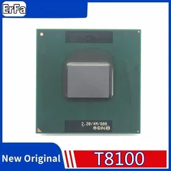 Processeur T8100 8100 CPU 3M Cache/2.1GHz/800/Touristo-Core Socket 479, pour ordinateur portable GM965 GM45 PM45