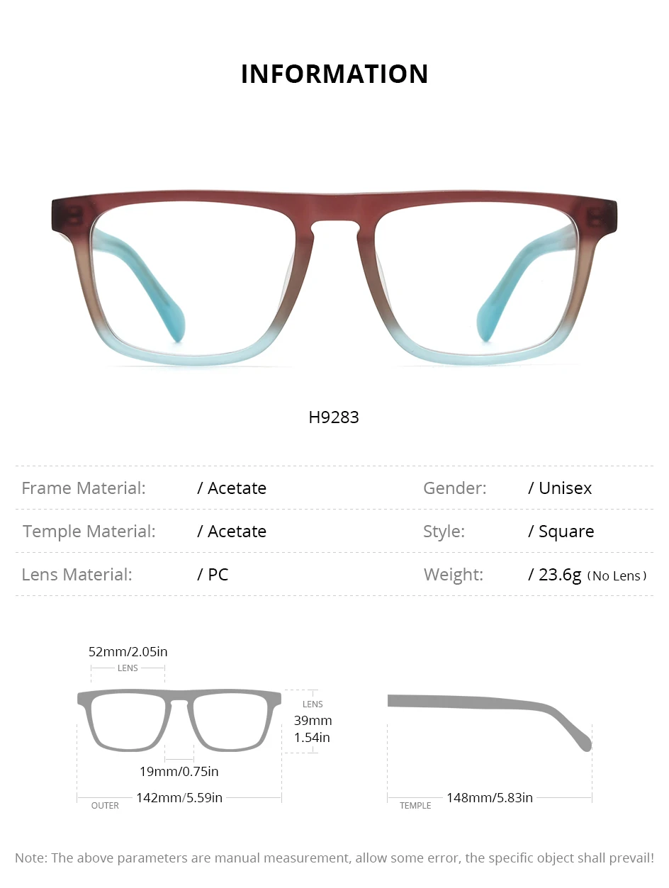 HEPIDEM Acetat Brille Rahmen Männer Marke Designer Retro quadratische Nerd Brillen japanische handgemachte Brille Vintage Brillen 9214 – Detail 21