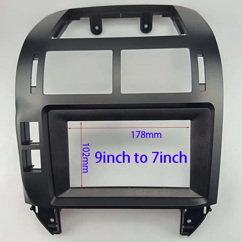 

7/9 inch Car DVD Only Frame Audio Fitting Adaptor Dash Trim Facia Panel For Volkswagen POLO 2004-2011
