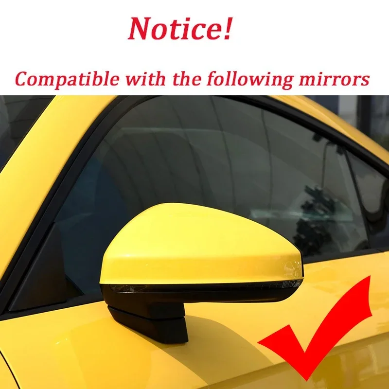 الكربون نمط غطاء استبدال غطاء مرآة الرؤية الخلفية لأودي R8 4S 2016-2022 TT TTS TTRS MK3 FV 8S 2015-2022 أسود لامع